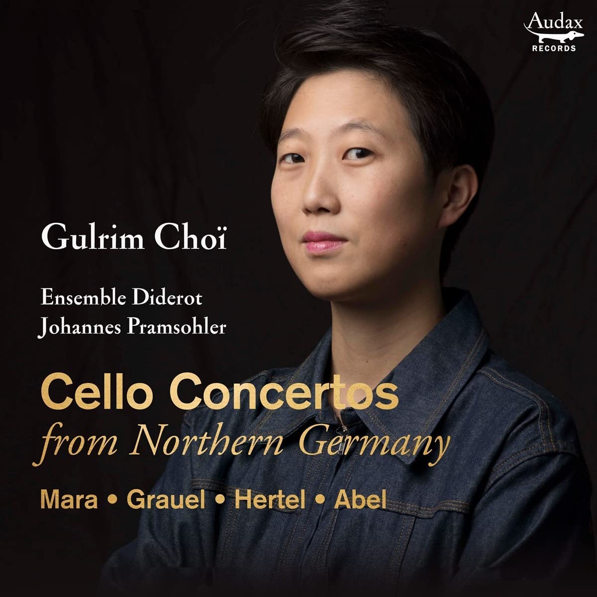 CD cover Cello Concertos from Northern Germany Ensemble Diderot Gulrim Choï