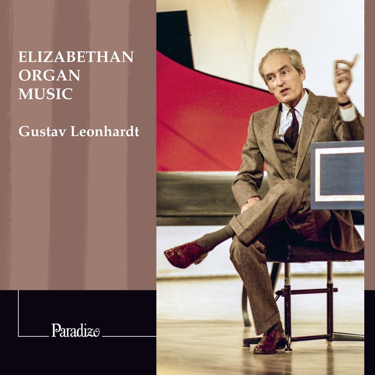 CD cover Elizabethan organ music Leonhardt