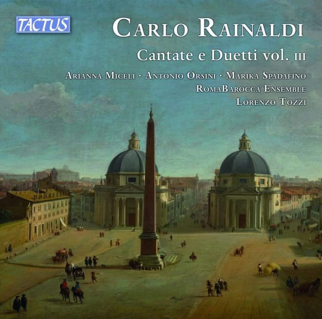 CD cover Rainaldi Cantatas vol 3