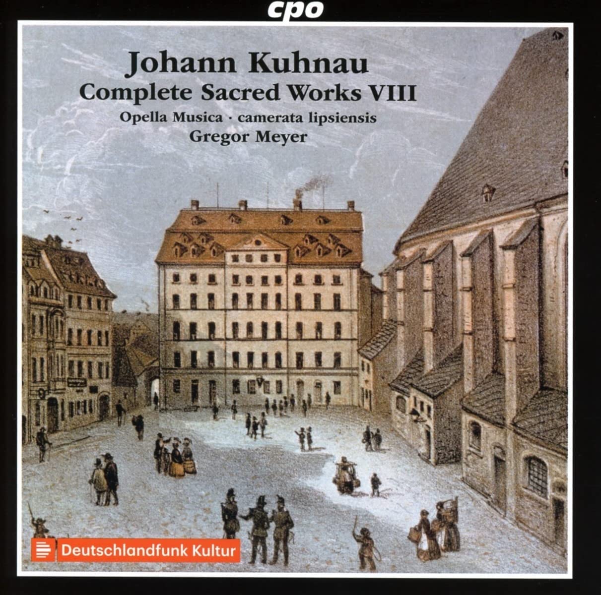 CD cover Kuhnau Complete Sacred Works VIII