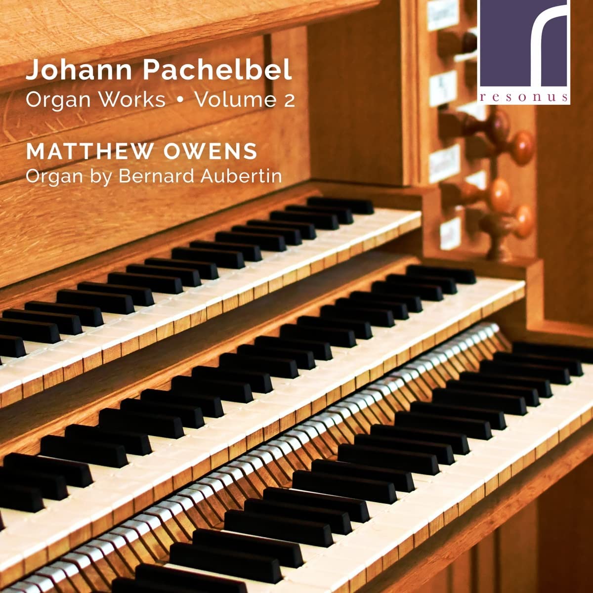 CD cover Pachelbel organ music volume 2