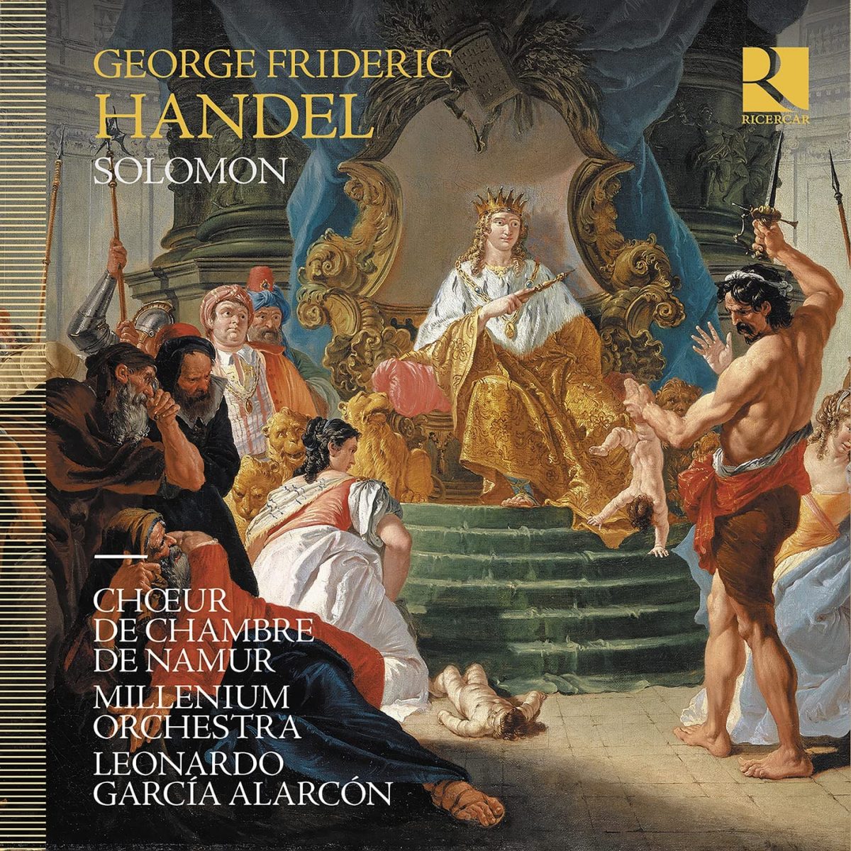 CD cover Handel Solomon Chambre de Namur Alarcón