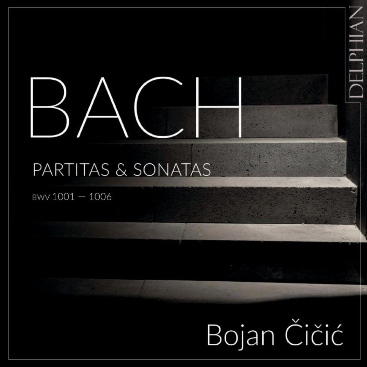 CD cover Bach Bojan cicic Partitas and Sonatas