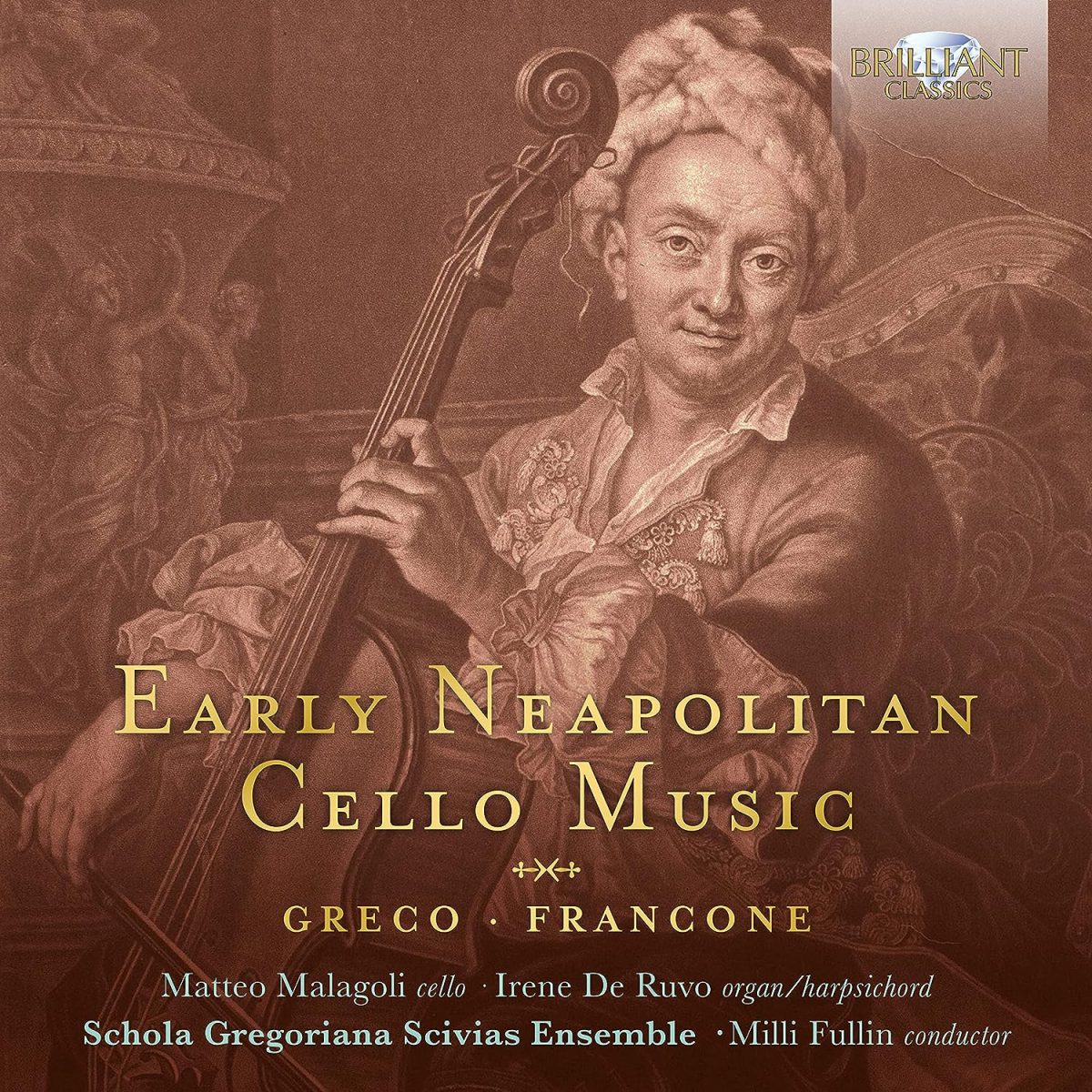 CD cover Early Neapolitan Cello Music Greco & Francone