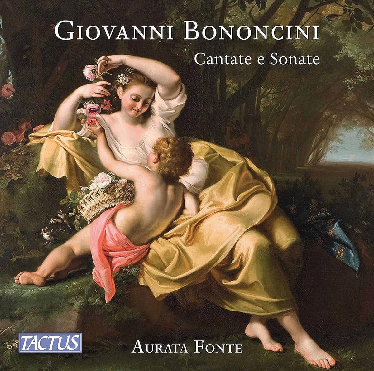 CD cover Giovanni Bononcini Cantate e sonate Aurata Fonte