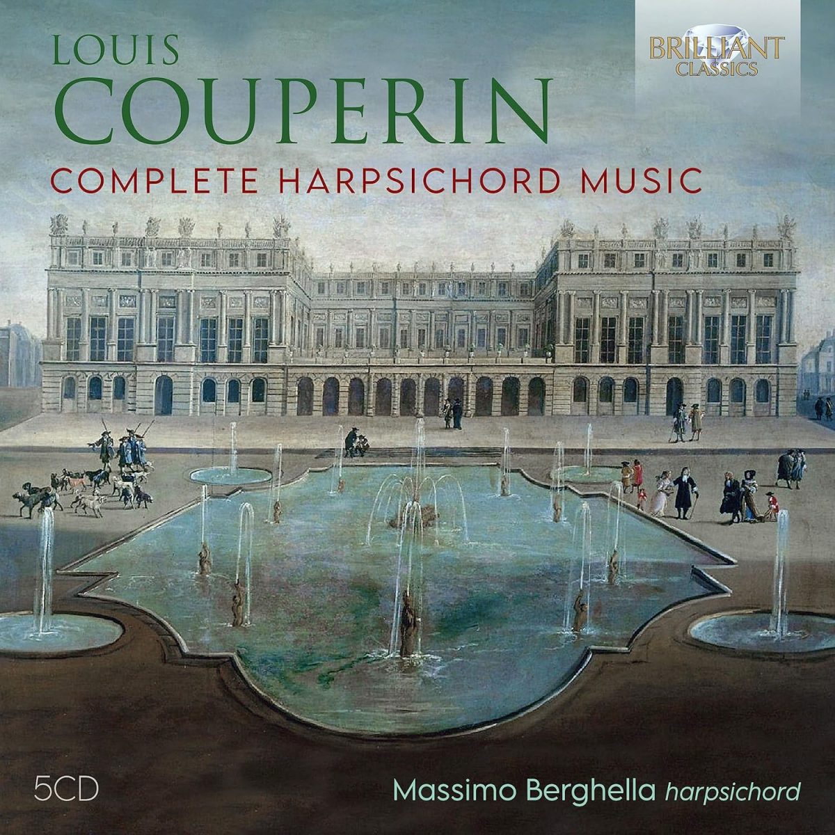 CD cover Louis Couperin Complete harpsichord music Massimo Berghella