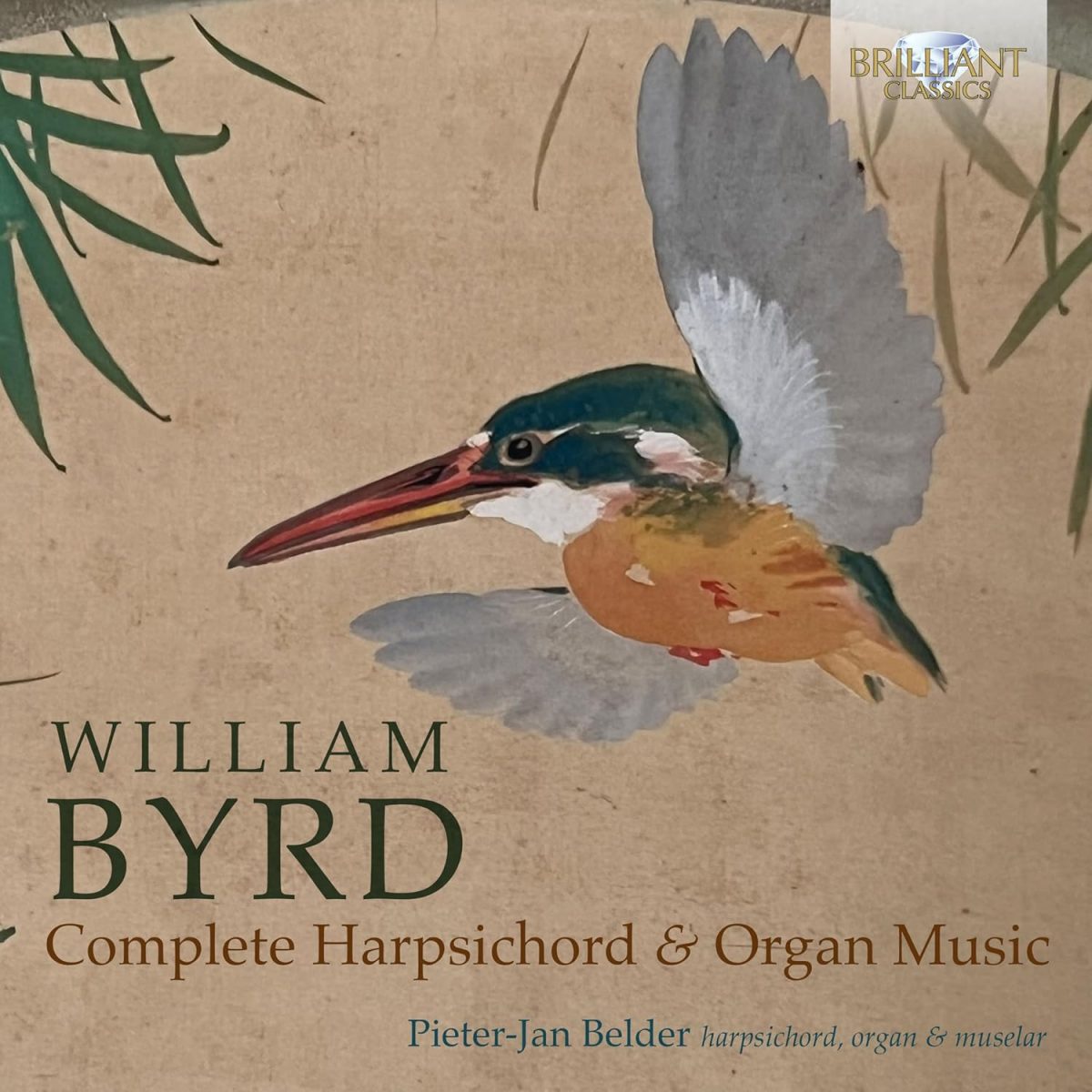CD cover Pieter-Jan Belder Byrd Complete harpsichord & organ music