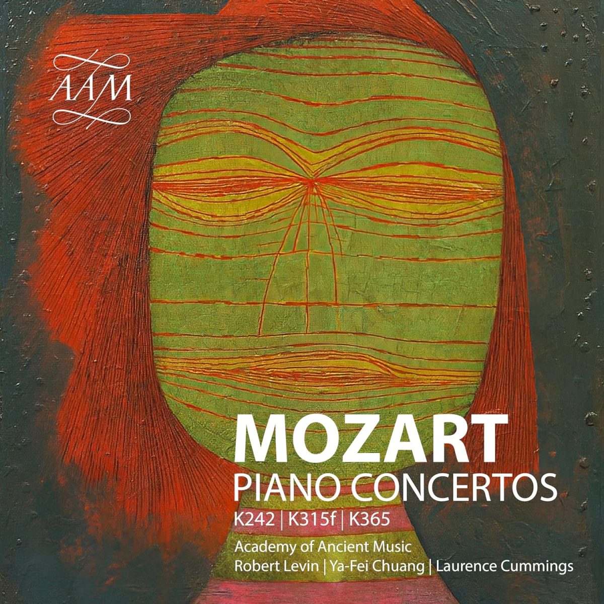 CD cover Mozart piano concertos Levins AAM