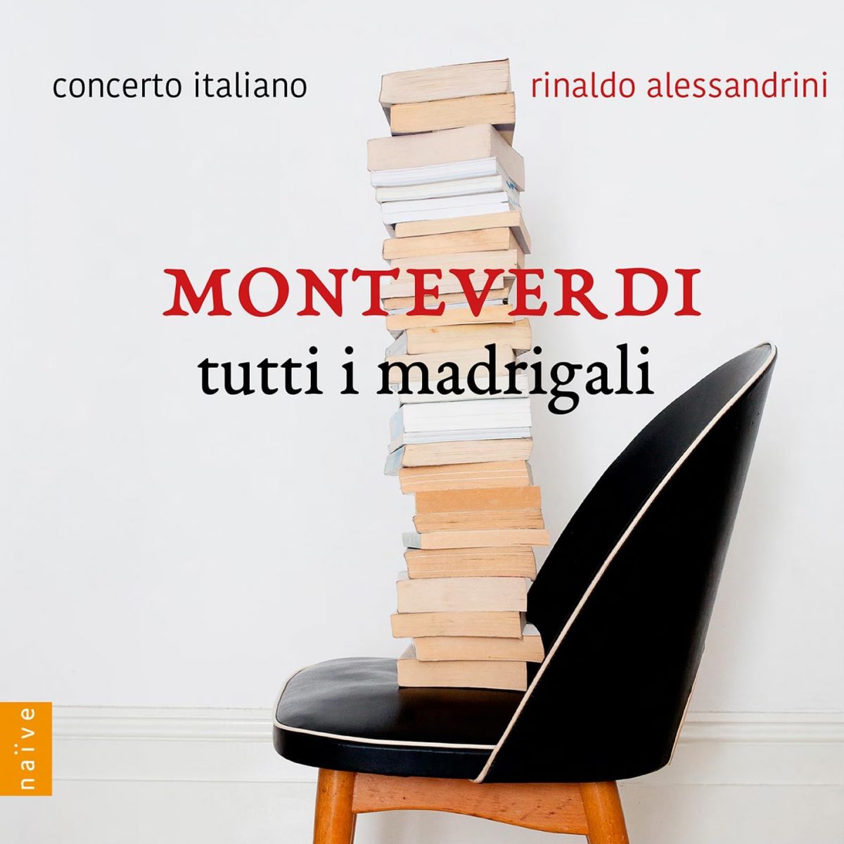 CD cover of Monteverdi tutti i madrigali