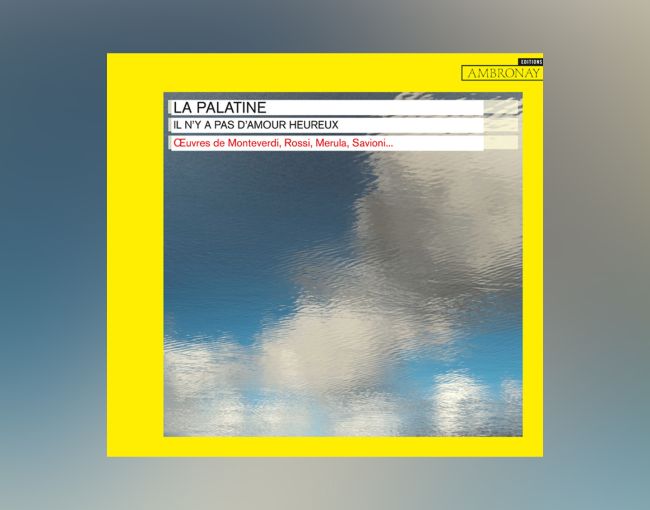 CD cover Il n'y a pas d'amour La Palatine