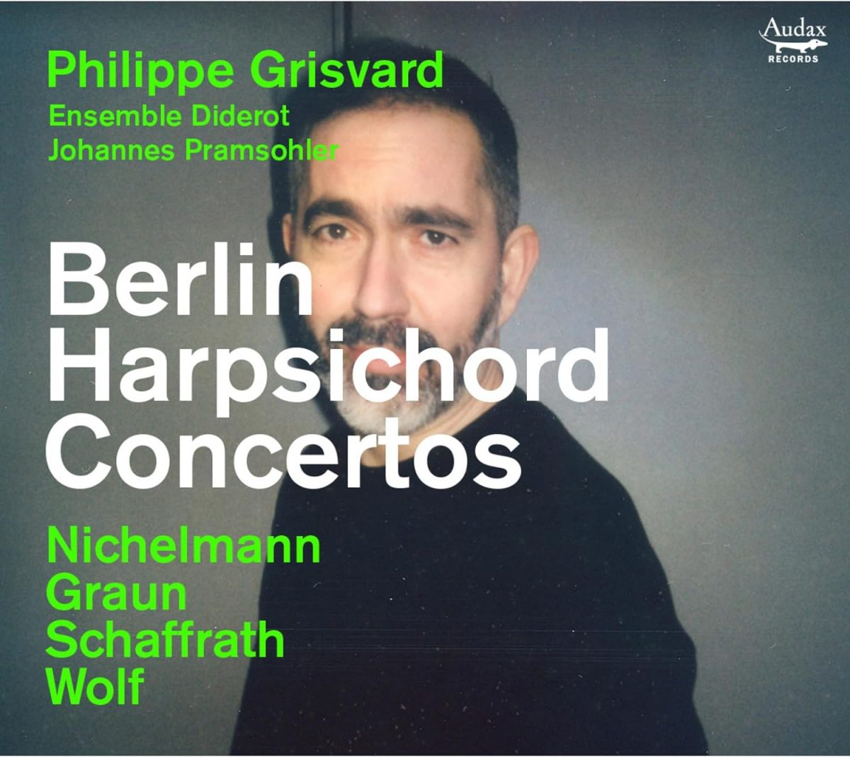 CD cover Berlin Harpsichord Concertos Grisvard Diderot
