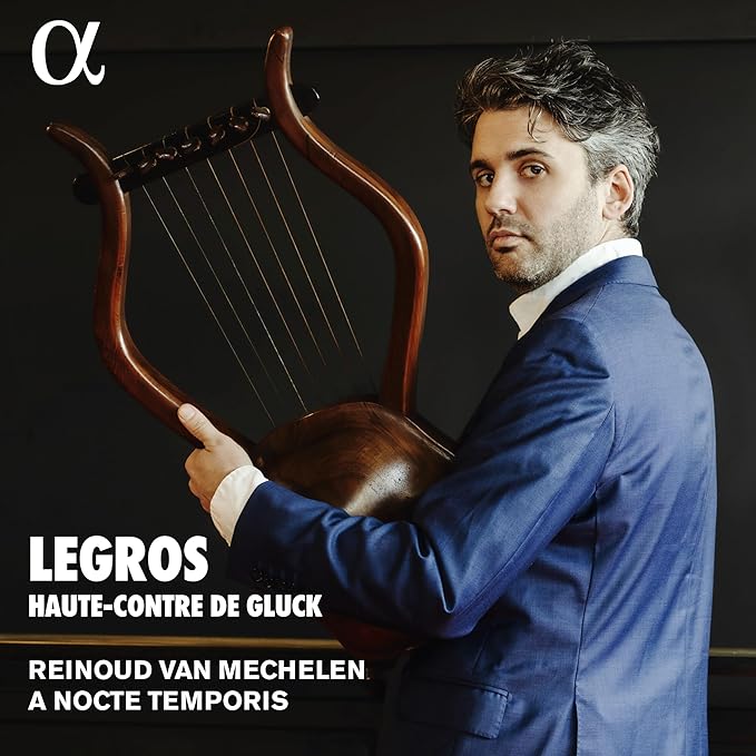 CD cover Legros Haute-contre de Gluck Renioud van Mechelen A nocte temporis