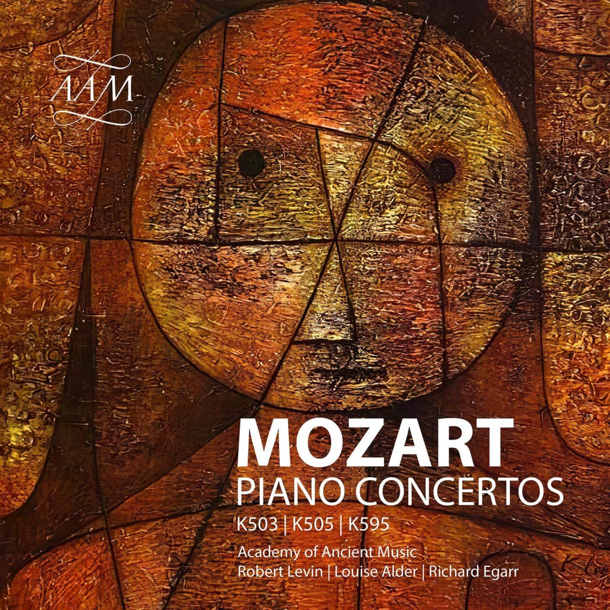 CD cover Mozart Piano concertos Levin AAM Alder 503 595