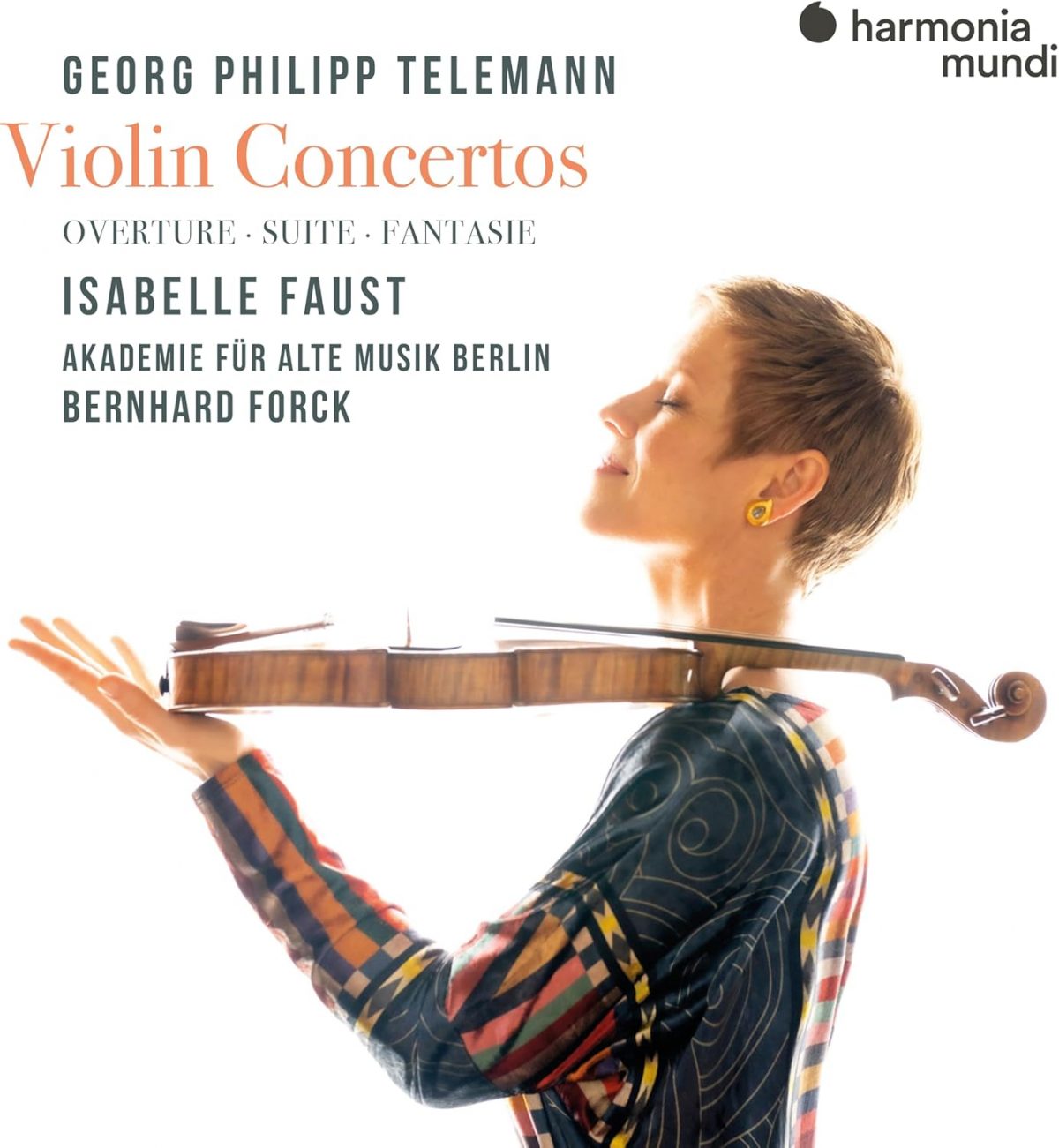CD cover Telemann Isabelle Faust akamus