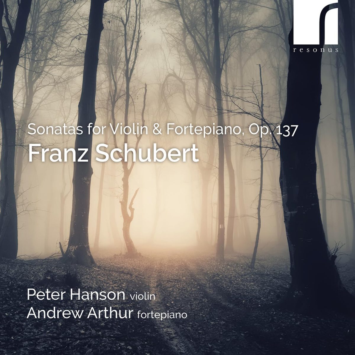 CD cover Schubert Sonatas for Violin and Fortepiano op. 137