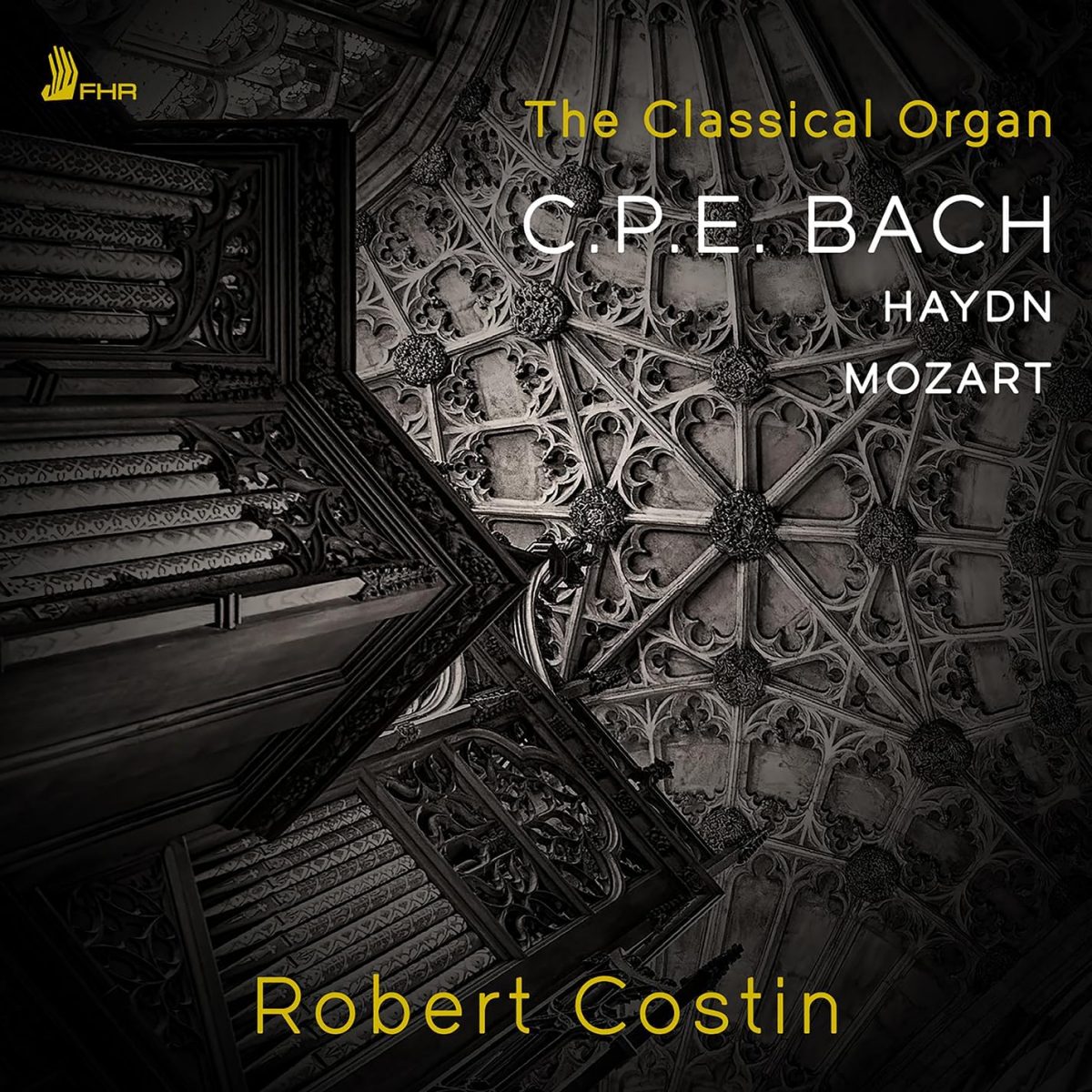 CD cover The Classical Organ CPE Bach, Haydn, Mozart