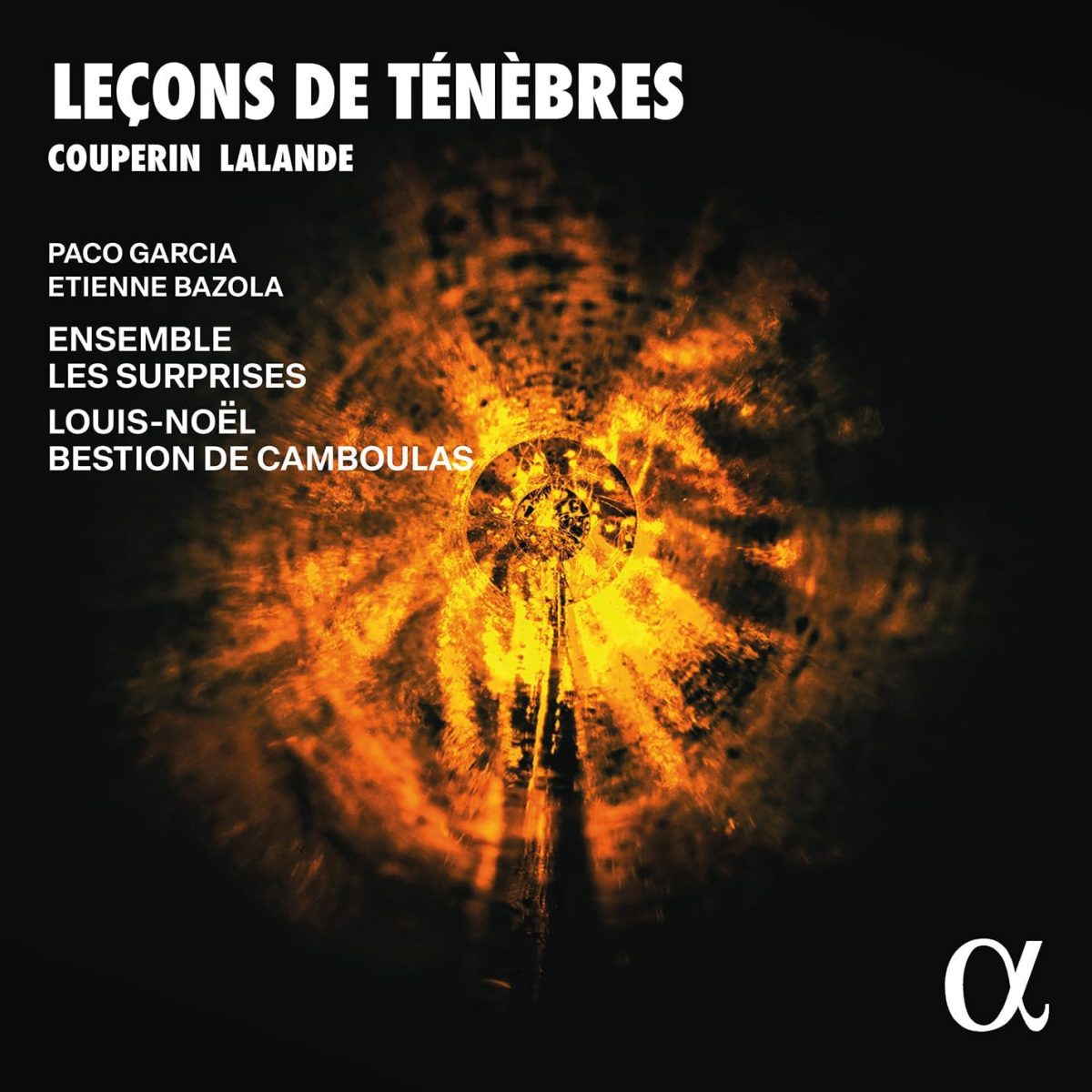 CD cover Couperin Lalande Leçons