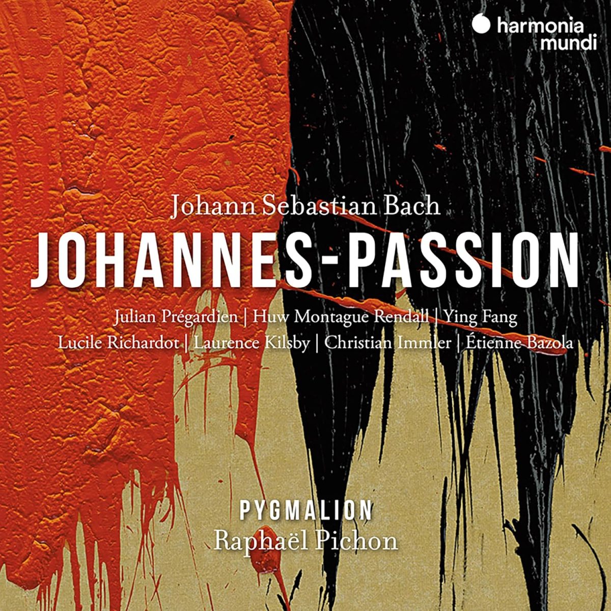 CD cover Bach St John Passion Pygmalion