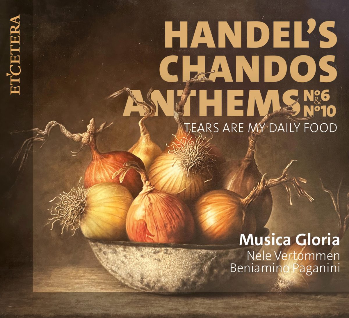 CD cover Handel Chandos anthems Musica Gloria