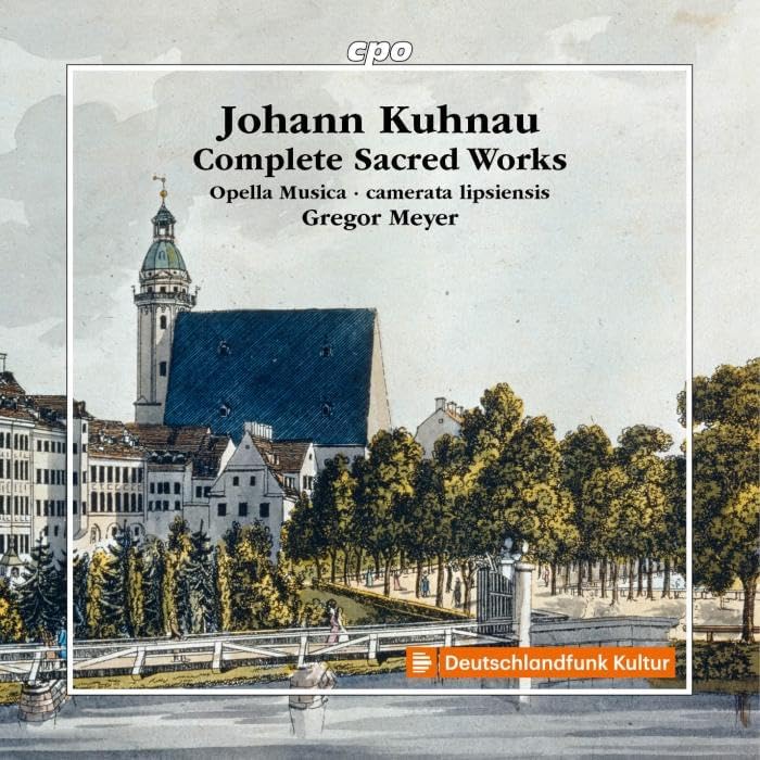 CD cover Kuhnau Complete Sacred Works Meyer
