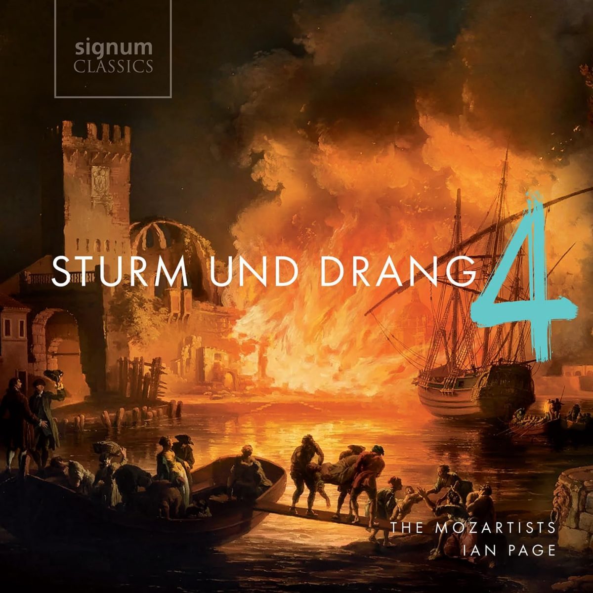 CD cover Sturm und Drang 4 Alexandra Lowe The Mozartists Ian Page