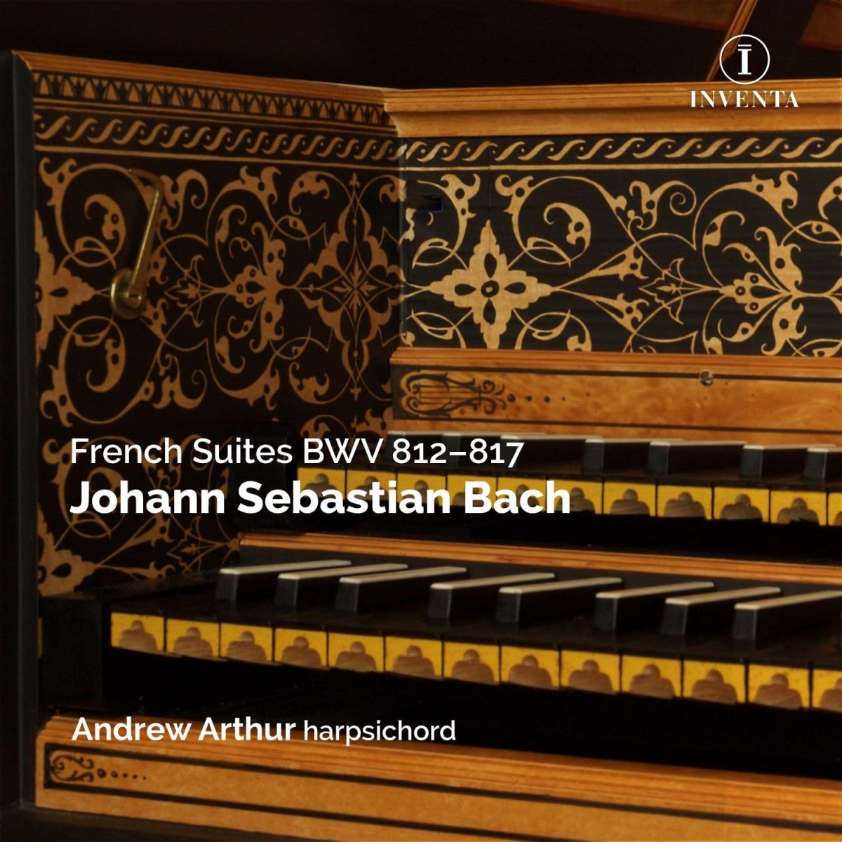 CD cover Andrew Arthur Bach French Suites