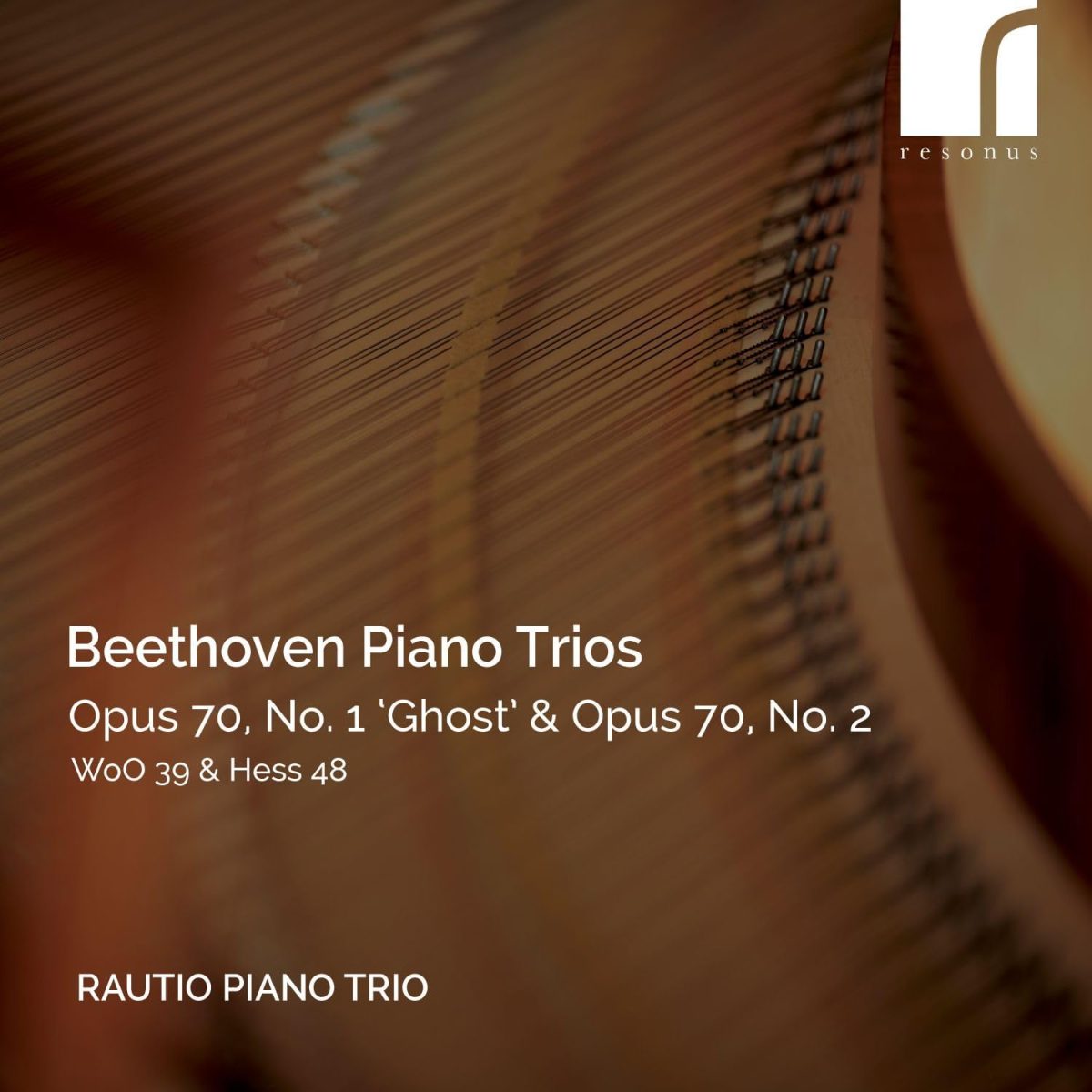 CD cover Beethoven op 70 Rautio Piano Trio